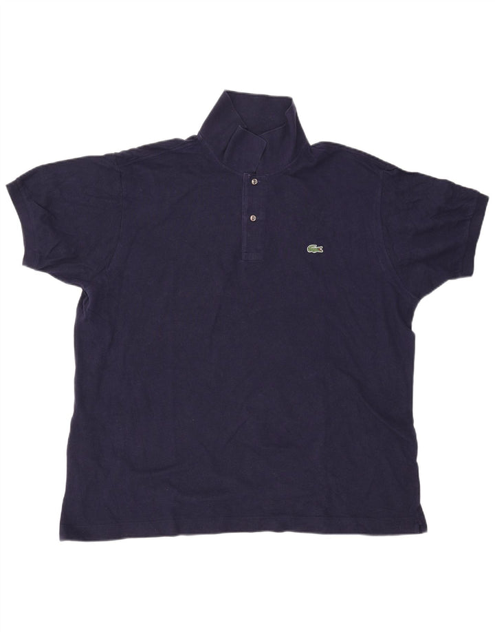 LACOSTE Polo de ajuste clásico para hombre talla 8 3XL algodón azul marino