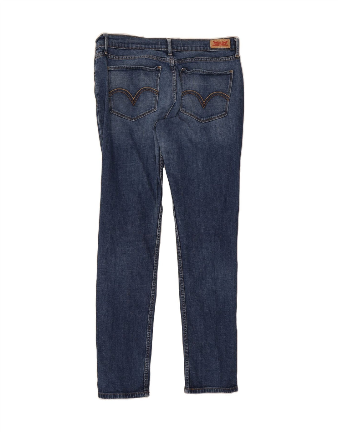 LEVI'S Womens 524 Skinny Jeans W30 L32 Blue Cotton Vintage Levi's and Second-Hand Levi's from Messina Hembry 