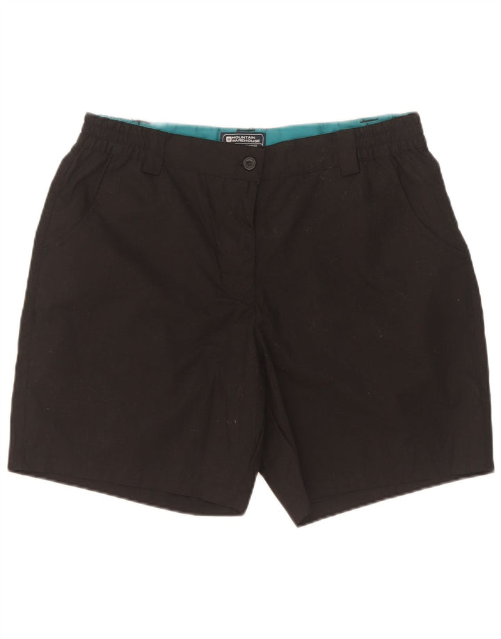 Pantalones cortos informales para mujer Mountain Warehouse UK 40 Medium W30 Poliéster negro