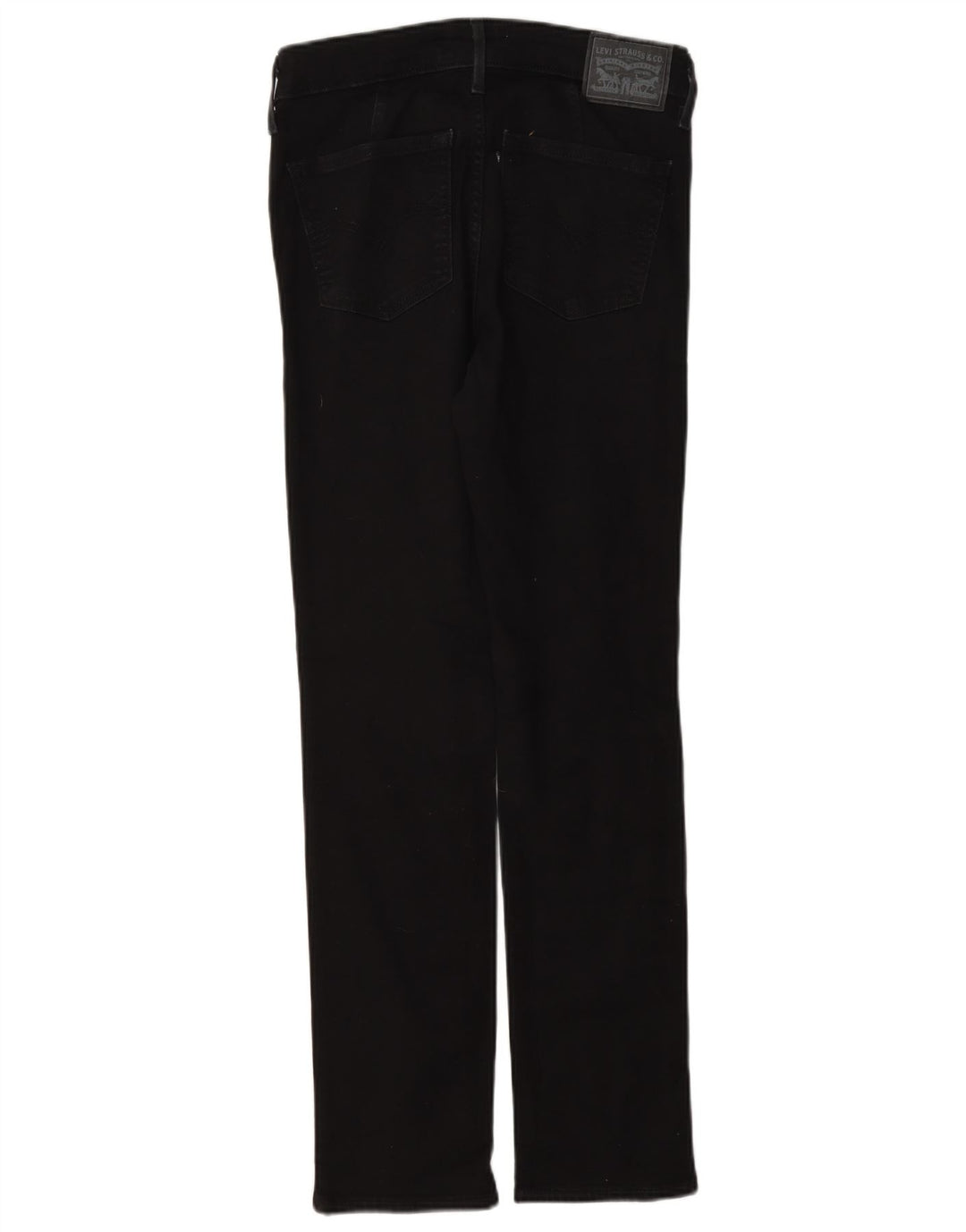 Levi's Mujer 712 Slim Jeans W26 L30 Algodón Negro