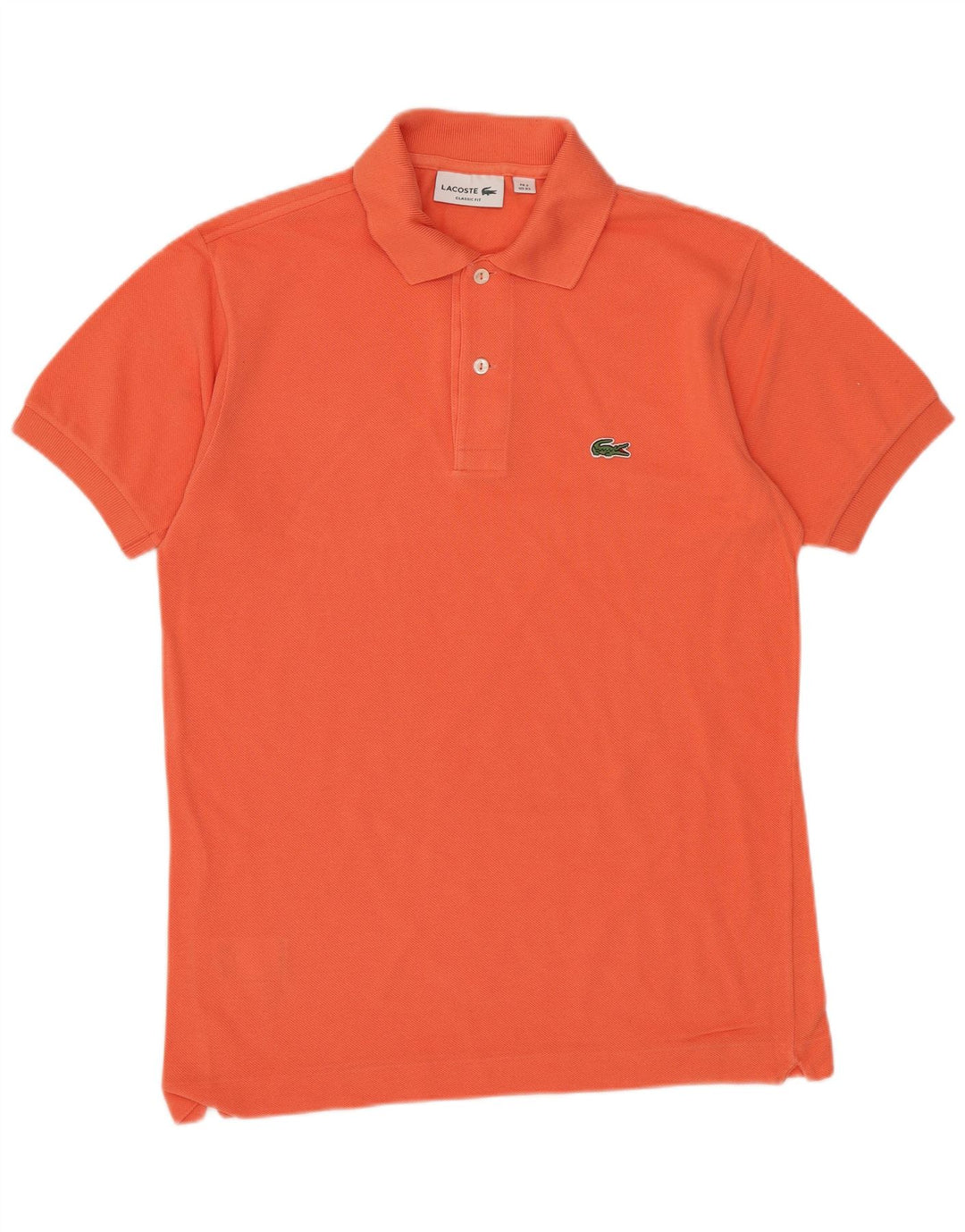 LACOSTE Polo de ajuste clásico para hombre talla 2 XS naranja