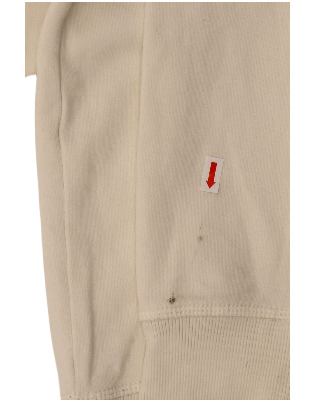 CHAMPION Jersey con capucha gráfico para mujer Reino Unido 14 Algodón blanco mediano