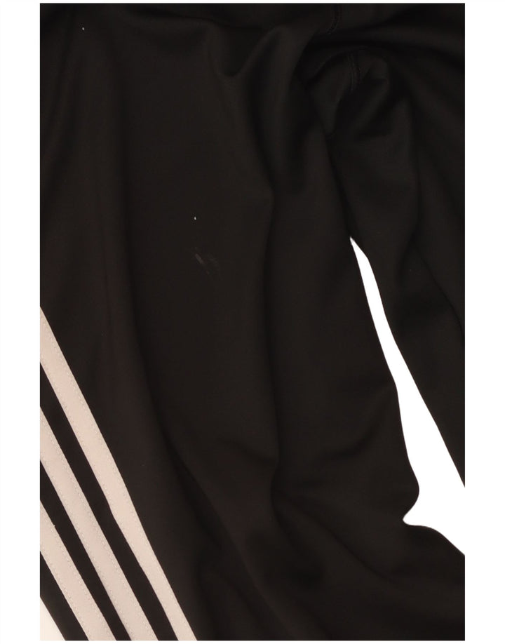 Adidas Mujer Climalite Capri Leggings Reino Unido 12/14 Mediano Negro Poliéster