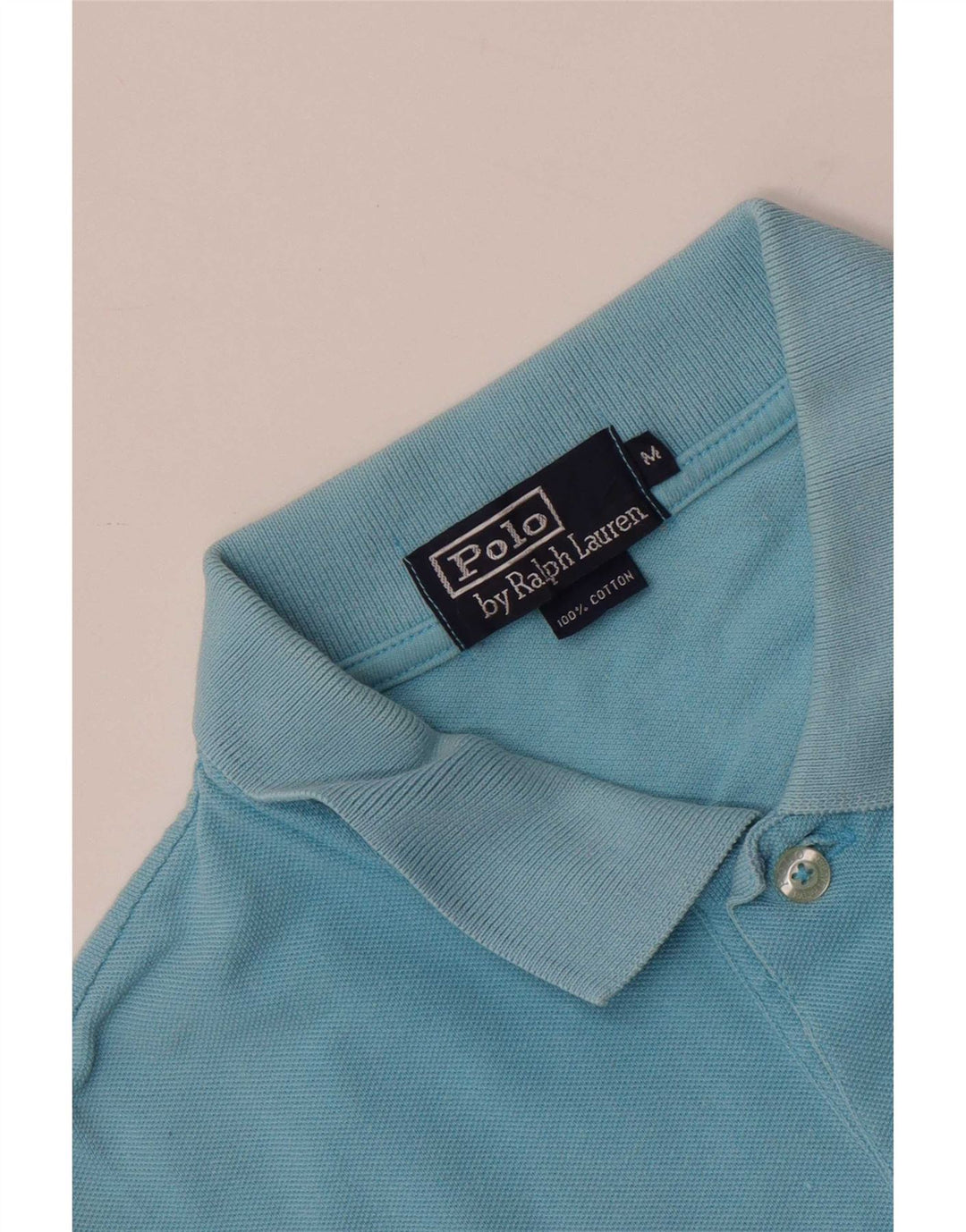 Camisa Polo Ralph Lauren Hombre Azul Medio Algodón