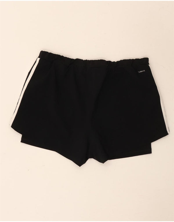 Adidas Mujer Climalite Sport Shorts UK 14 Medio Negro Poliéster