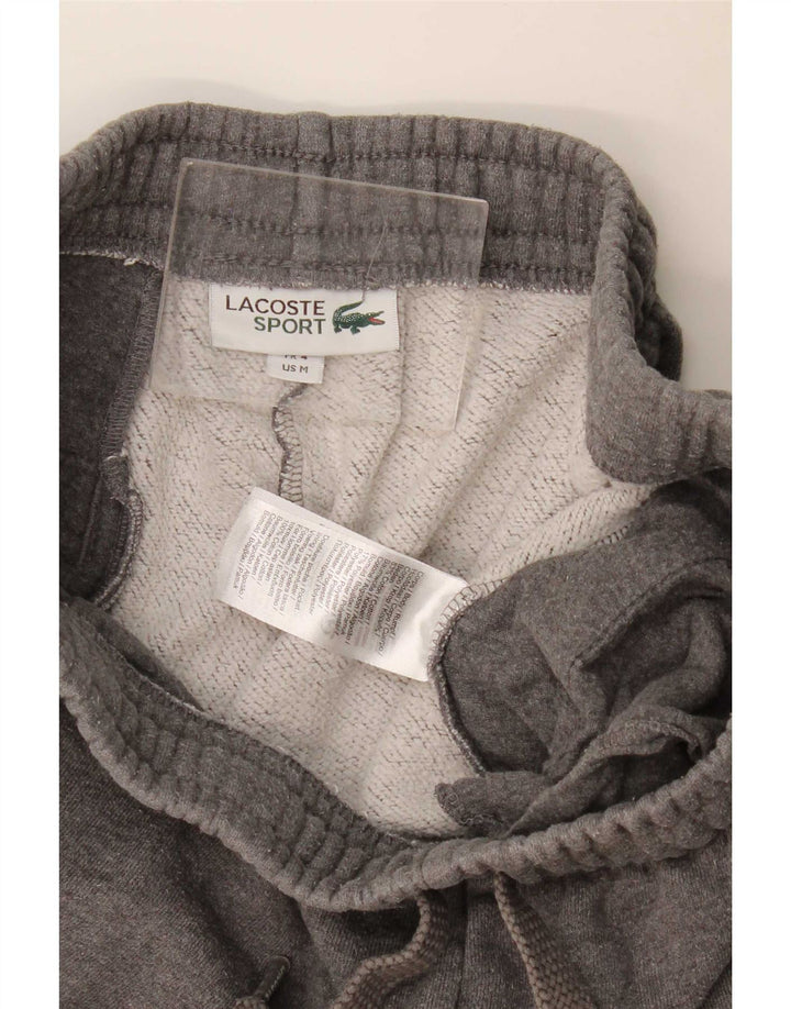 Pantalones cortos deportivos para hombre Lacoste Talla 4 Algodón moteado gris medio