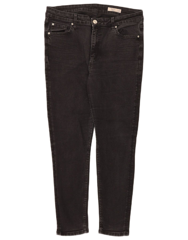 Marks & Spencer Jeans Ajustados The Ivy para Mujer Reino Unido 46 Grande W34 L28 Negro