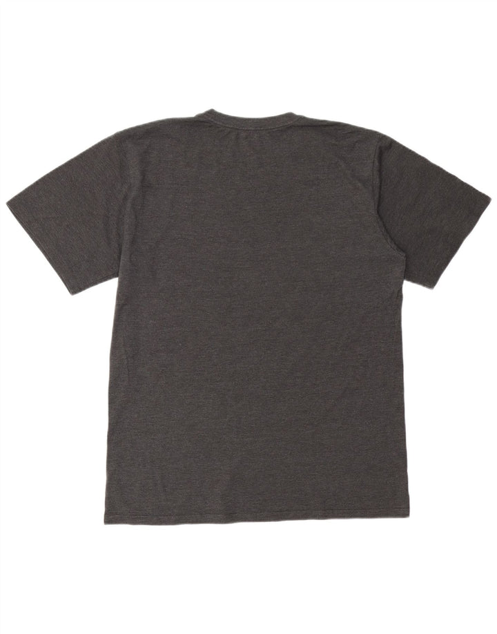 CONVERSE Hombre Camiseta gráfica Top Gris medio