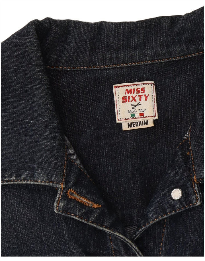 MISS SIXTY Girls Denim Jacket 11-12 Years Medium Navy Blue