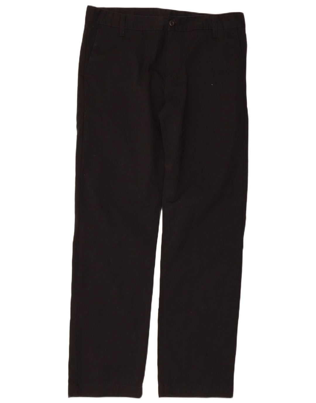 CARHARTT Pantalón chino recto para hombre W34 L32 Algodón negro