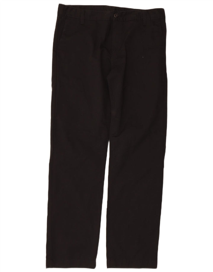 CARHARTT Pantalón chino recto para hombre W34 L32 Algodón negro