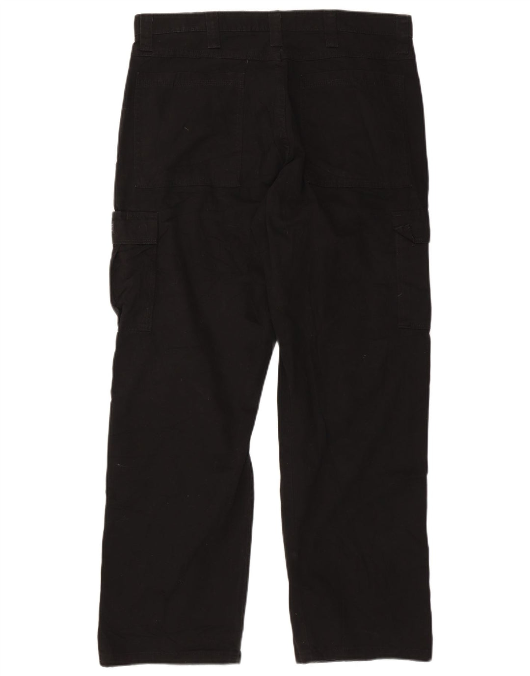 WRANGLER Pantalones cargo rectos para hombre W36 L32 Algodón negro