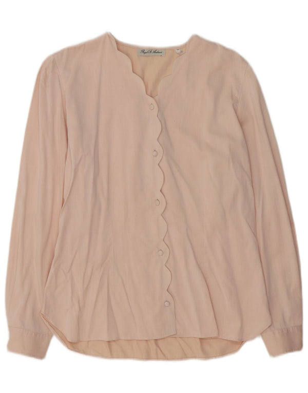 Blusa vintage para mujer IT 44 Algodón rosa medio