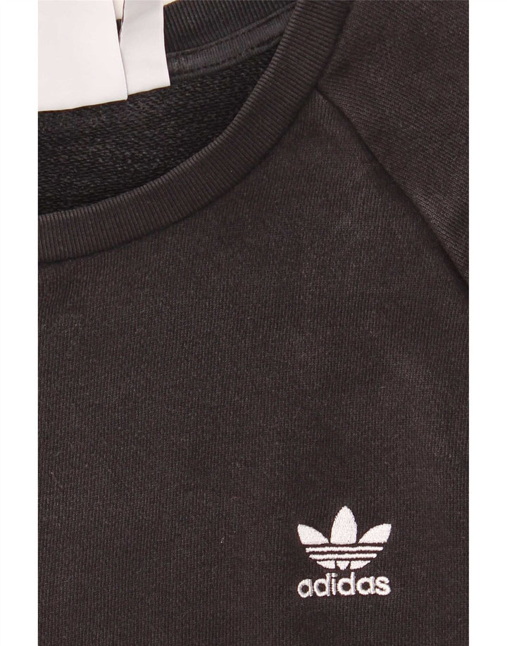 Adidas Hombre Sudadera Jumper XL Negro Algodón