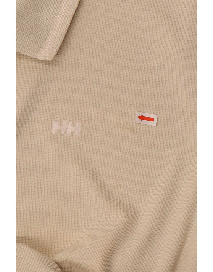 Helly Hansen - Polo para hombre, talla grande, color beige