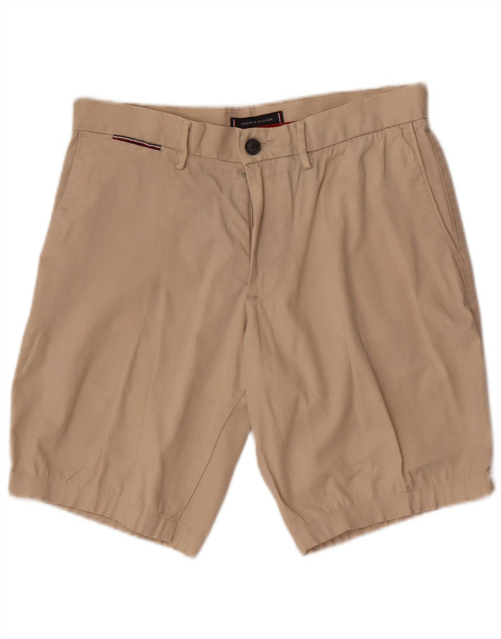 Tommy Hilfiger Pantalones cortos chinos para hombre W30 Algodón beige medio