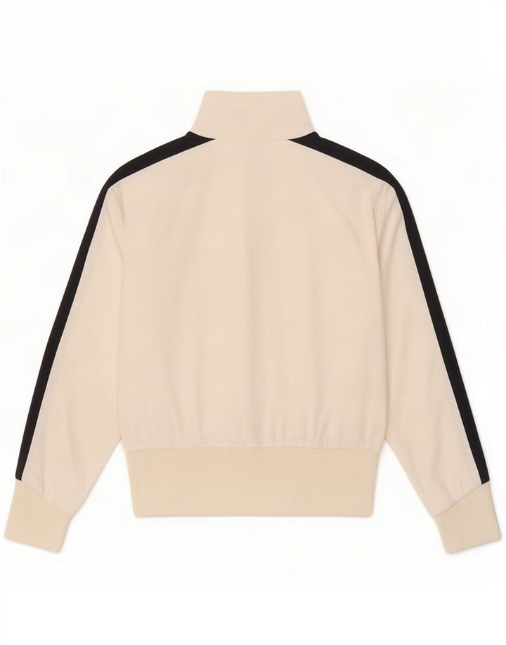 Chaqueta superior de chándal para mujer Puma UK 12 Medium White Colourblock Poliéster