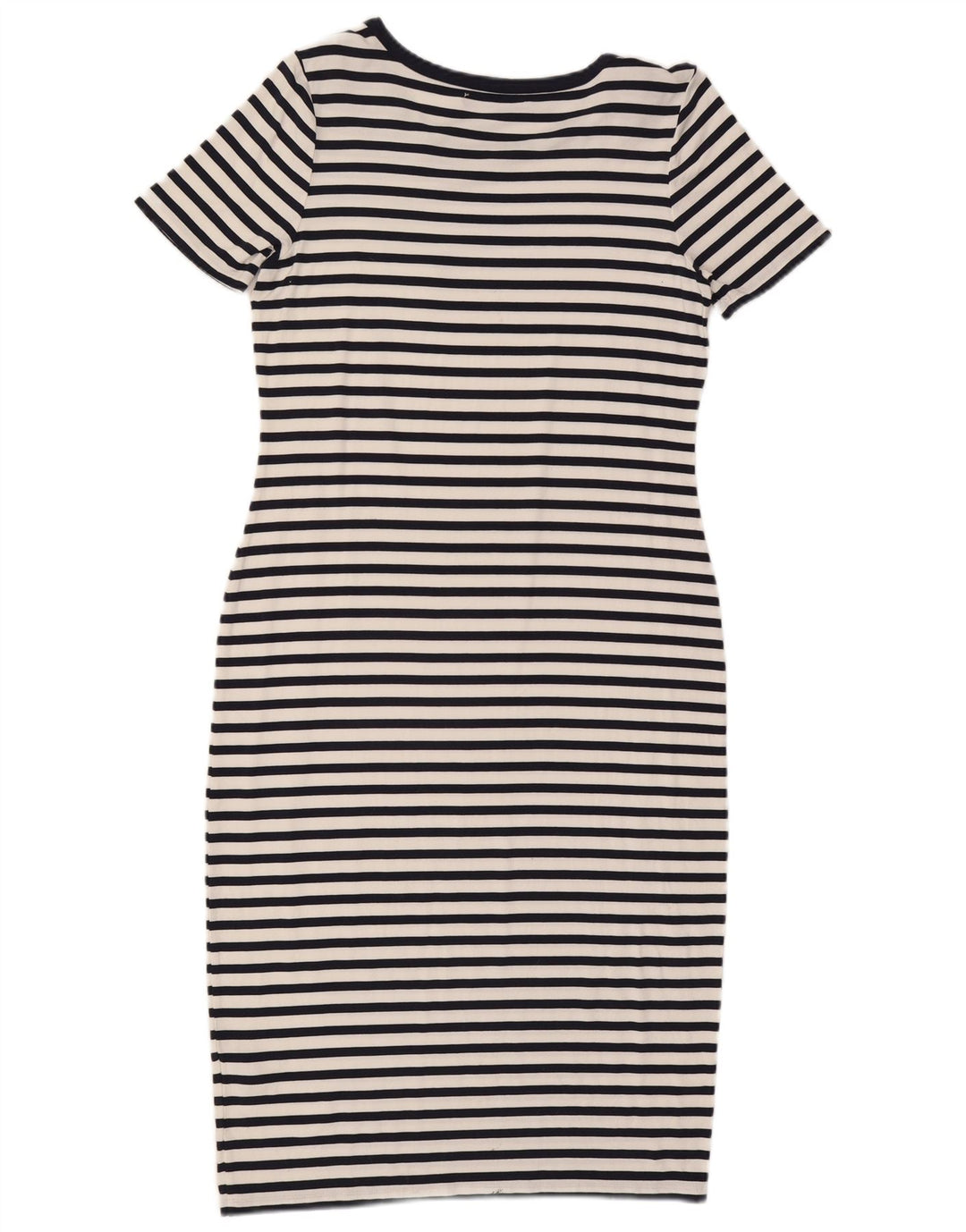 Marks & Spencer Vestido tubo para mujer UK 40 Medio Viscosa a rayas azul marino