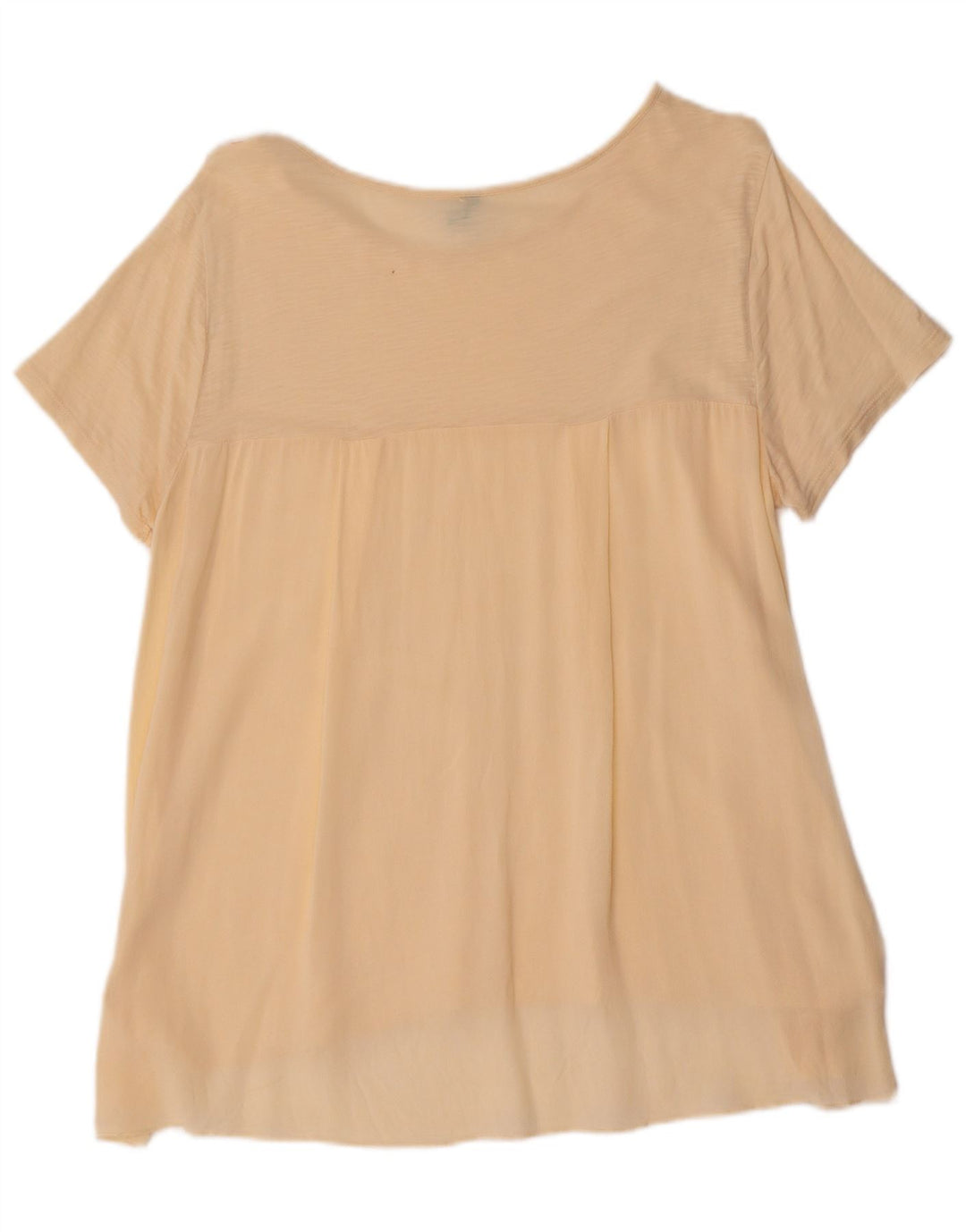 BENETTON Camiseta para mujer Top UK 46 Large Beige