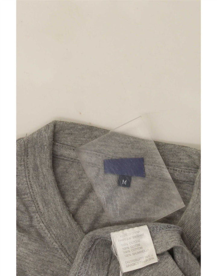 Asics - Camiseta gráfica para hombre, parte superior de algodón moteado en gris medio
