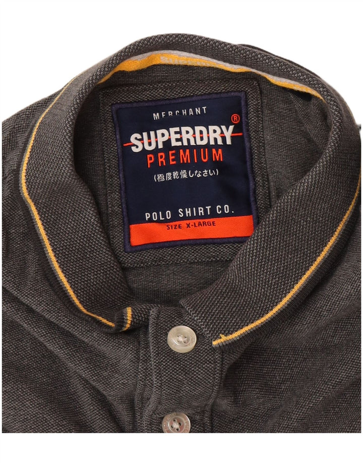 Superdry Polo Hombre XL Gris