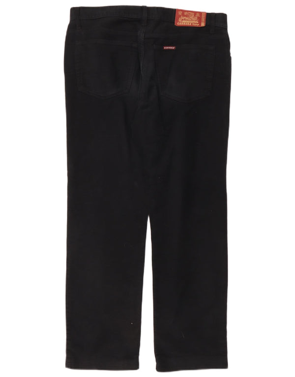Carrera Jeans rectos de ajuste regular 700 para hombre IT 52 XL W36 L30 Algodón negro