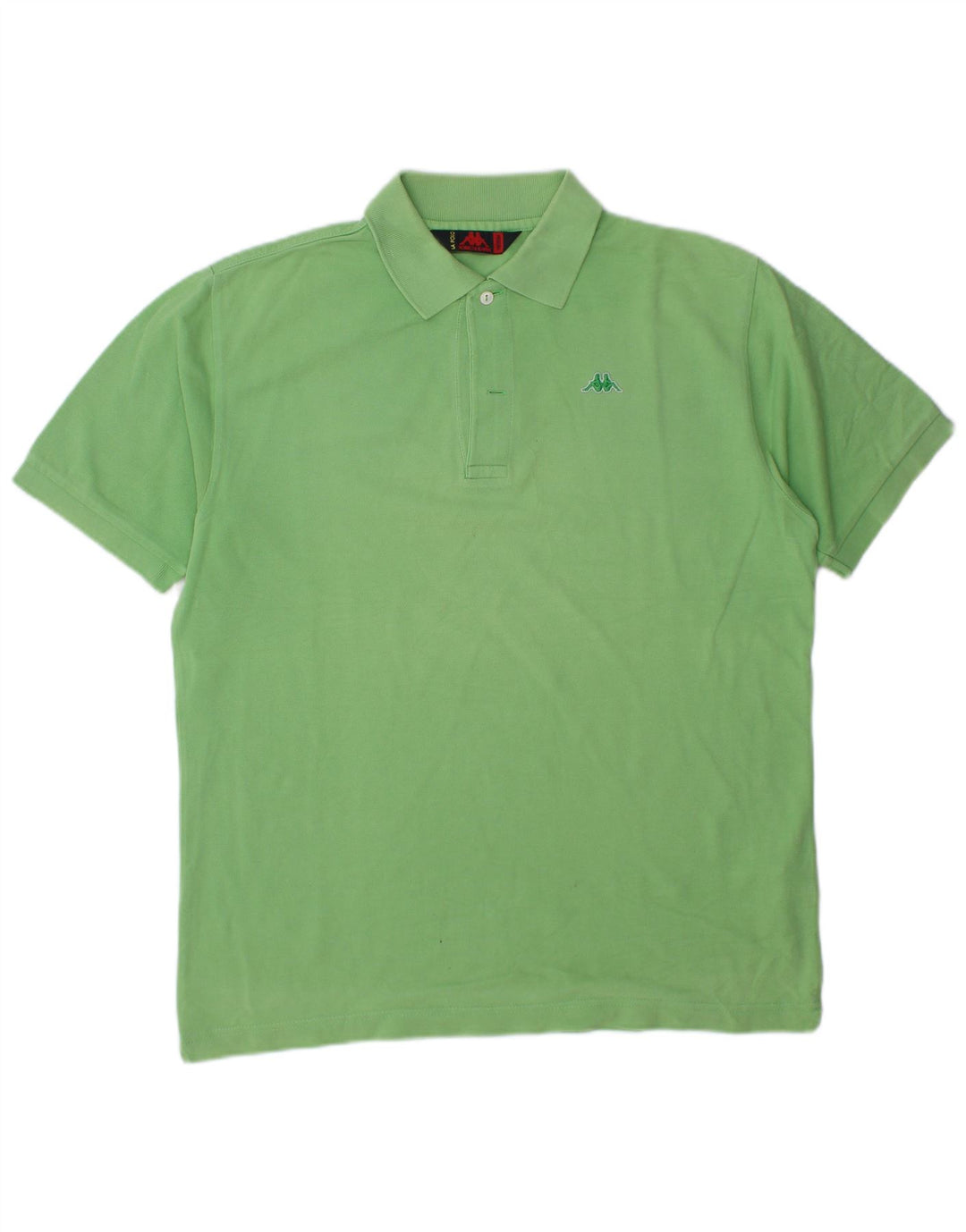 Polo Kappa Hombre Algodón Verde Medio