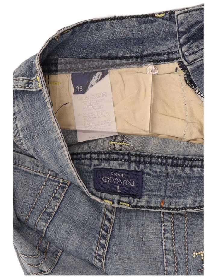 TRUSSARDI Vaqueros Bootcut para Mujer IT 38 XS W26 L29 Algodón Azul