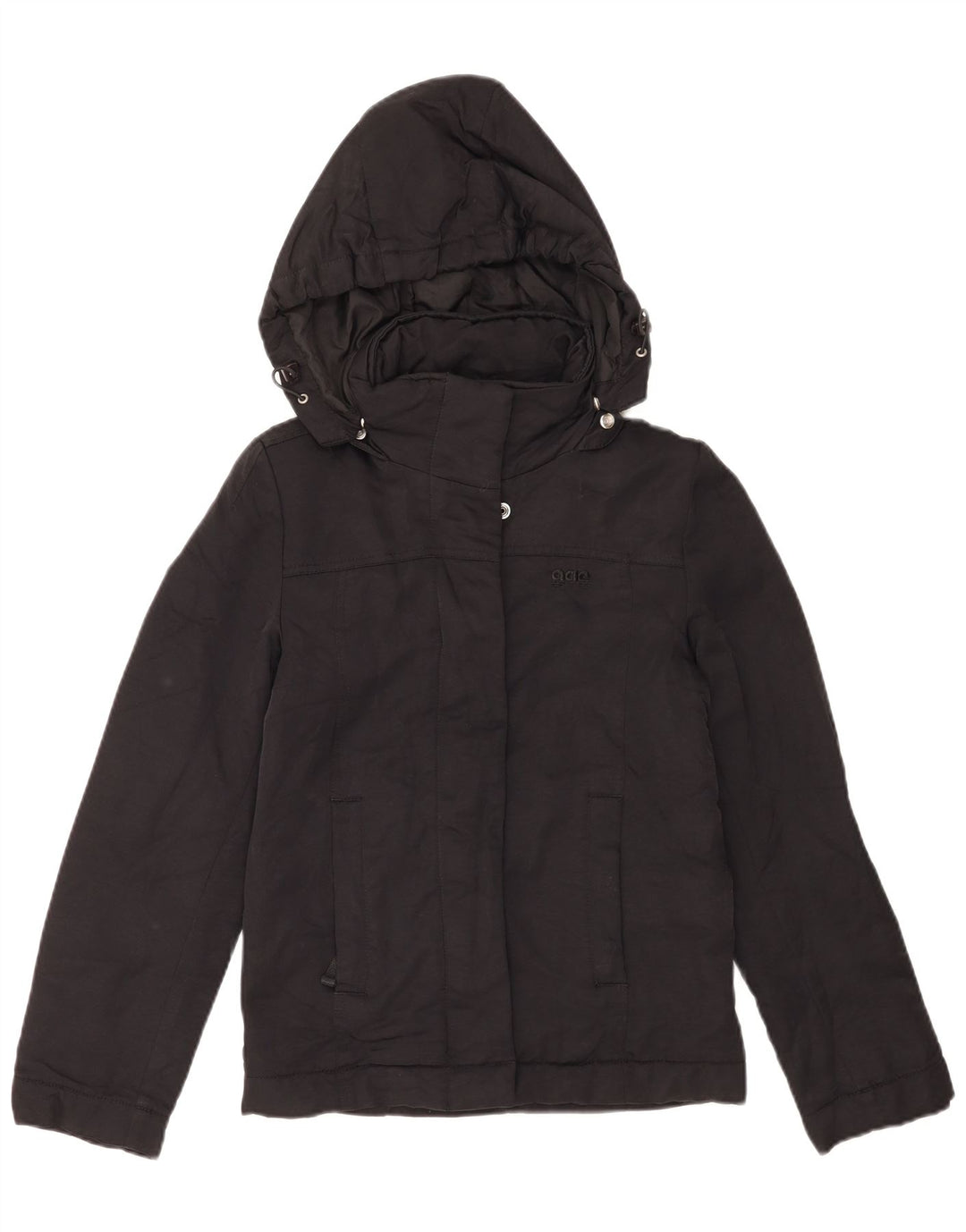 Chaqueta bomber con capucha Gas para mujer UK 6 XS Poliamida negra
