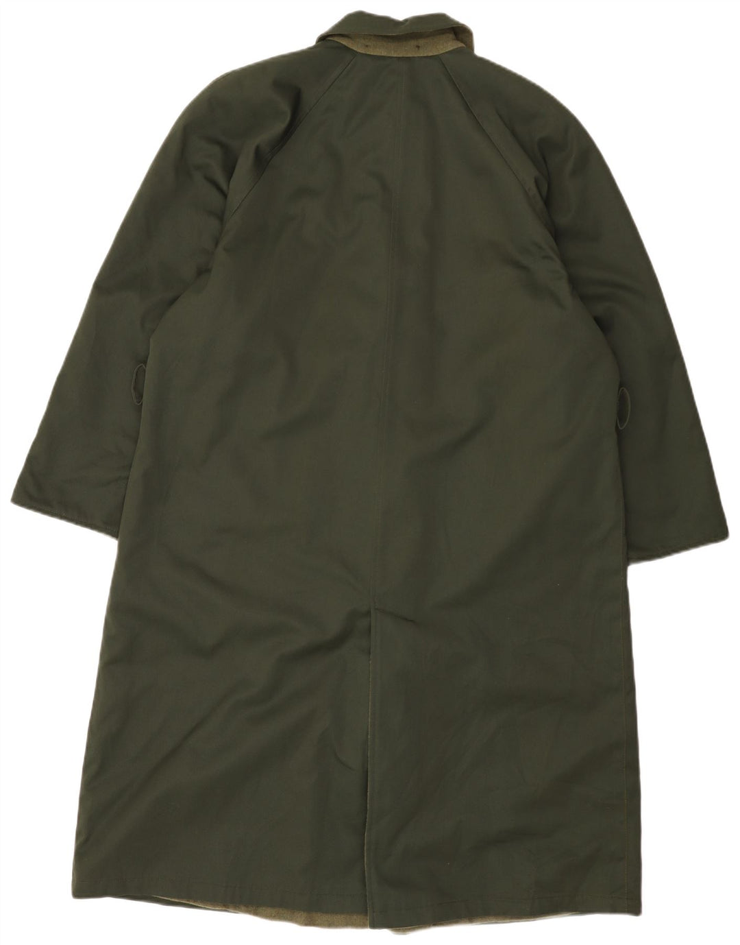 Abrigo reversible vintage para mujer EU 44 XL Poliéster caqui