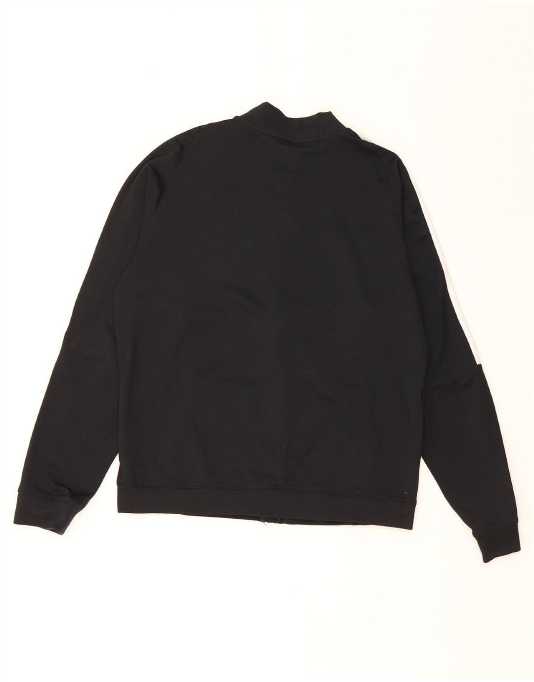 NIKE Boys Dri Fit Chándal Top Chaqueta 13-14 años XL Negro Colorblock