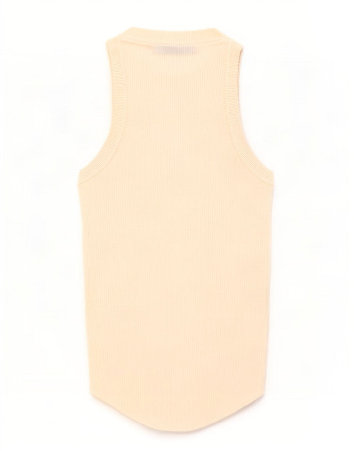 Zara Mujer Chaleco Top Reino Unido 8 Pequeño Blanco