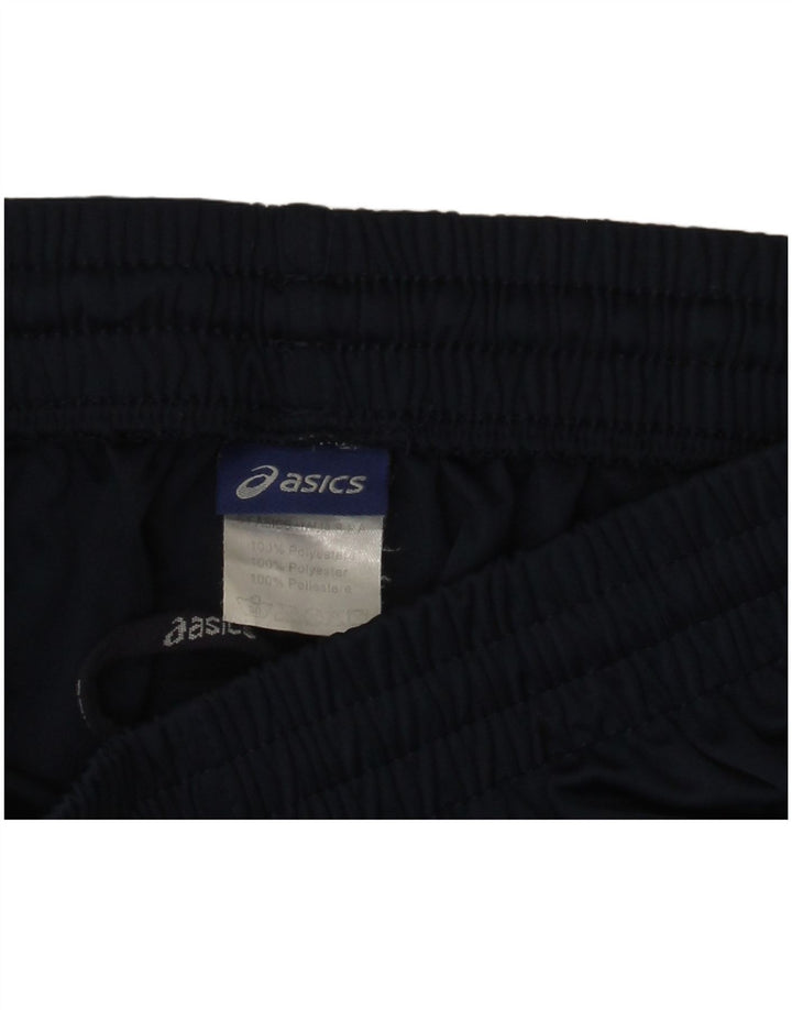 ASICS Pantalones cortos deportivos para hombre grande poliéster azul marino