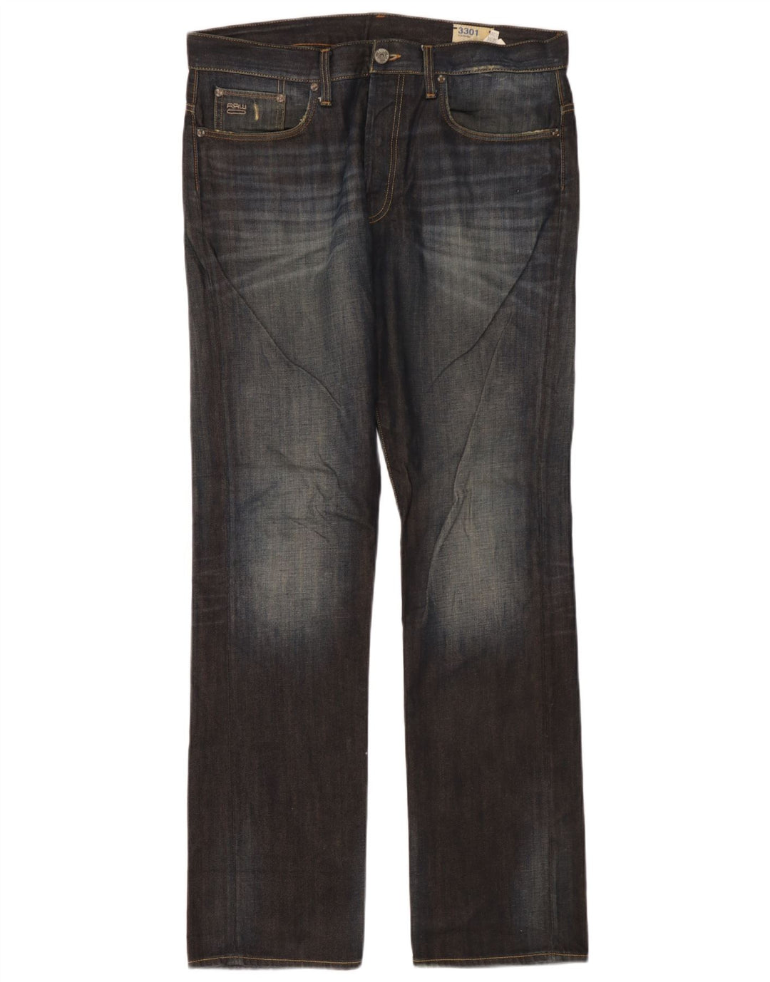 G-Star Hombre 3301 Vaqueros Rectos W34 L34 Azul