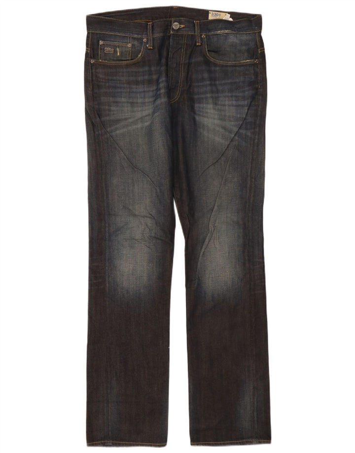 G-Star Hombre 3301 Vaqueros Rectos W34 L34 Azul