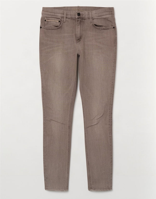 Vaqueros ajustados para mujer Calvin Klein W26 L27 gris