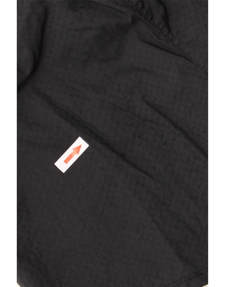 NIKE Pantalones cortos deportivos gráficos para mujer UK 8 Small Poliéster negro