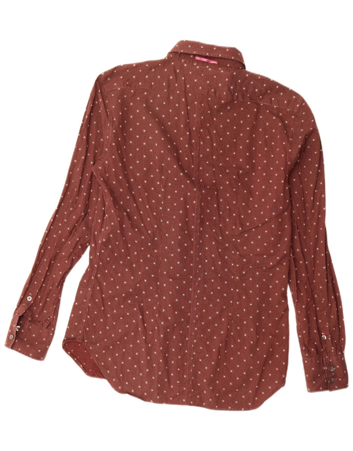 PAUL SMITH Camisa para hombre mediana roja con lunares