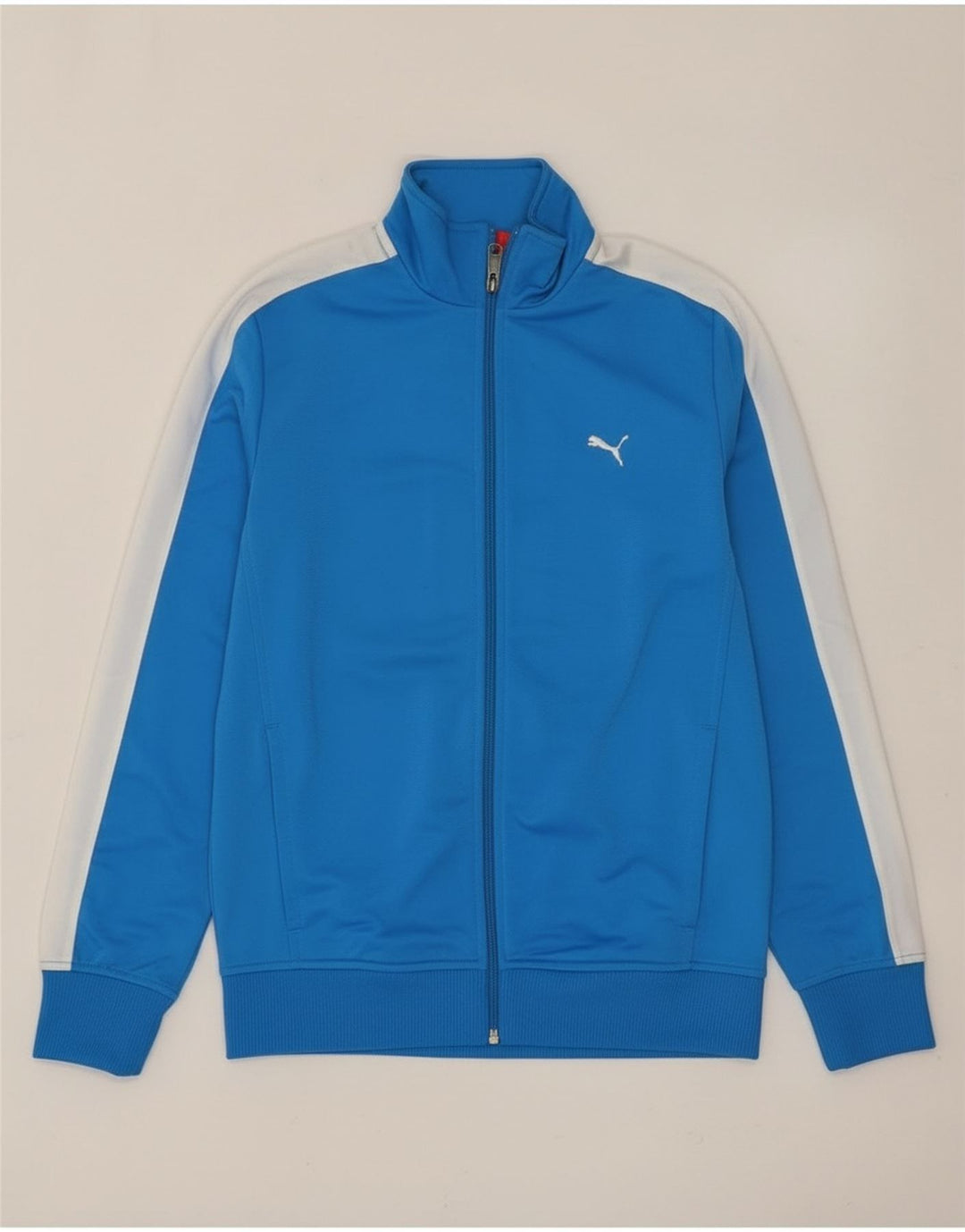 Puma Chaqueta de chándal para niño 13-14 años Azul Colorblock Poliéster