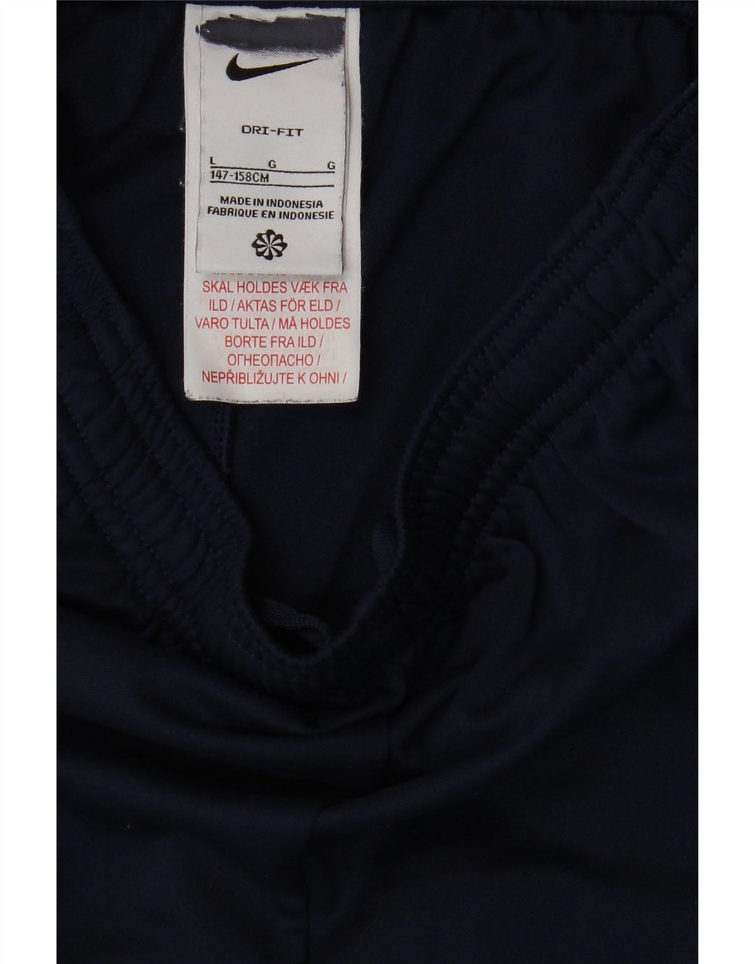 NIKE Pantalones de chándal Dri Fit para niños 12-13 años Grande Azul Marino Poliéster