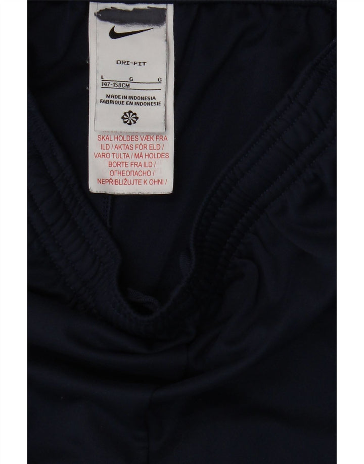NIKE Pantalones de chándal Dri Fit para niños 12-13 años Grande Azul Marino Poliéster