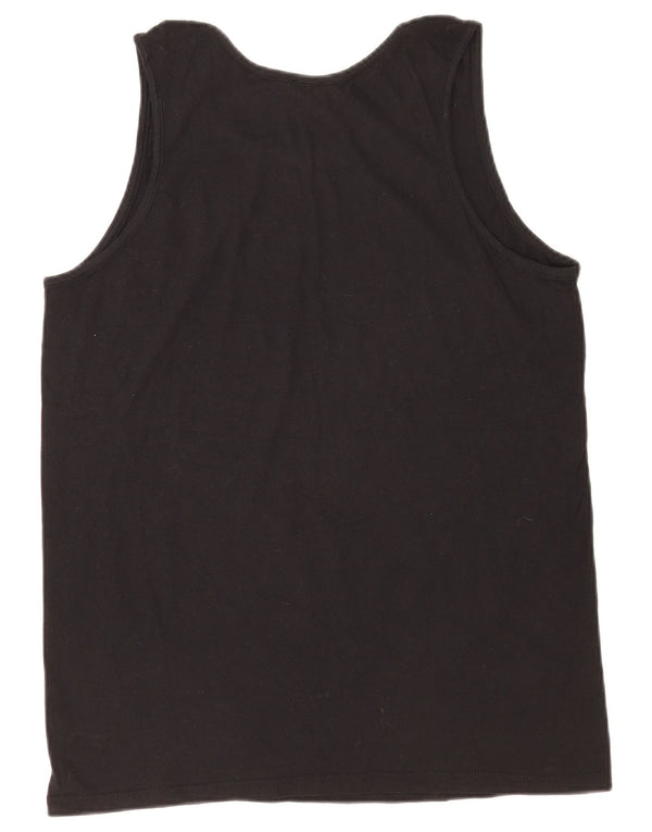 Kappa Hombre Chaleco Top XL Negro Algodón
