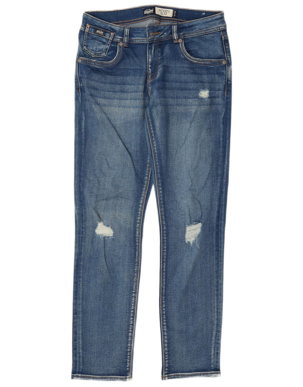 Superdry Mujer Vaqueros Slim Desgastados Imogen W28 L30 Algodón Azul