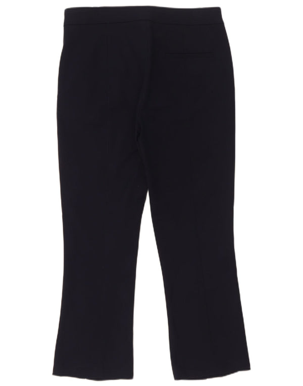 Zara Mujer Pantalón Chino Bootcut Pequeño W29 L26 Azul Marino