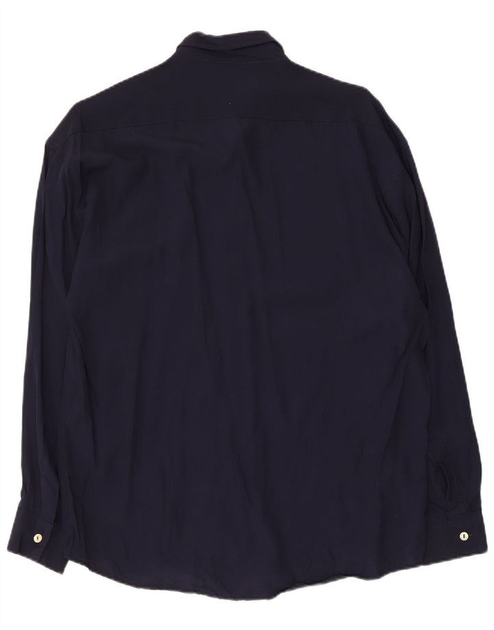 Camisa tipo' S para hombre mediana azul marino