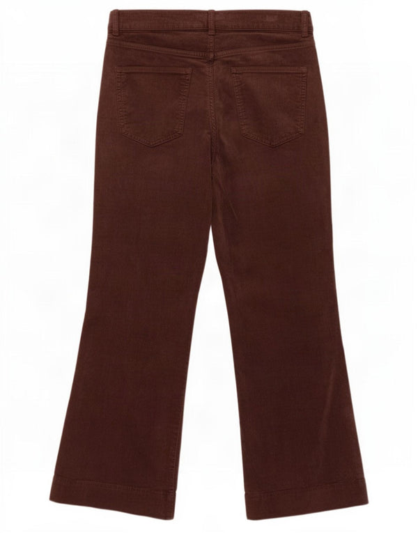 Marks & Spencer Pantalones de pana con corte de bota para mujer UK 40 Medium W30 L27 Marrón