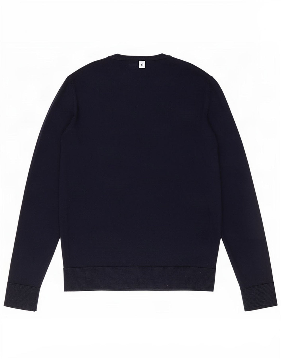 Jack & Jones Hombre Jersey De Cuello Redondo De Lana Merino Azul Marino Medio