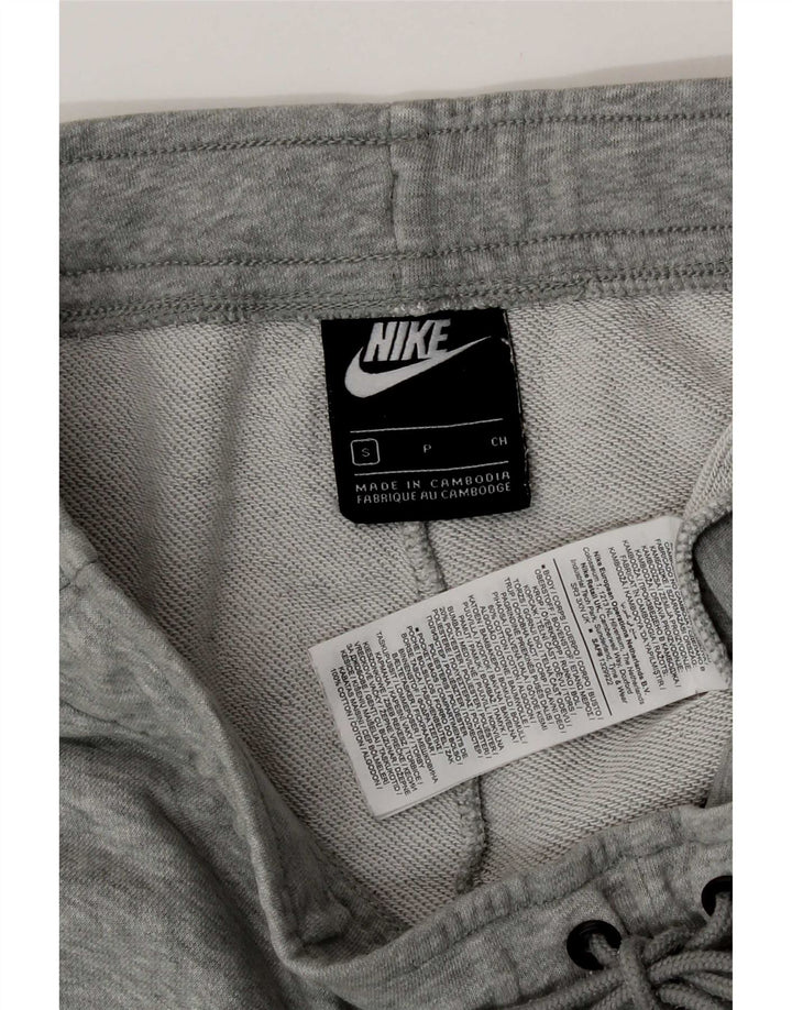 Nike Pantalones cortos deportivos para mujer UK 10 Small Gris Algodón