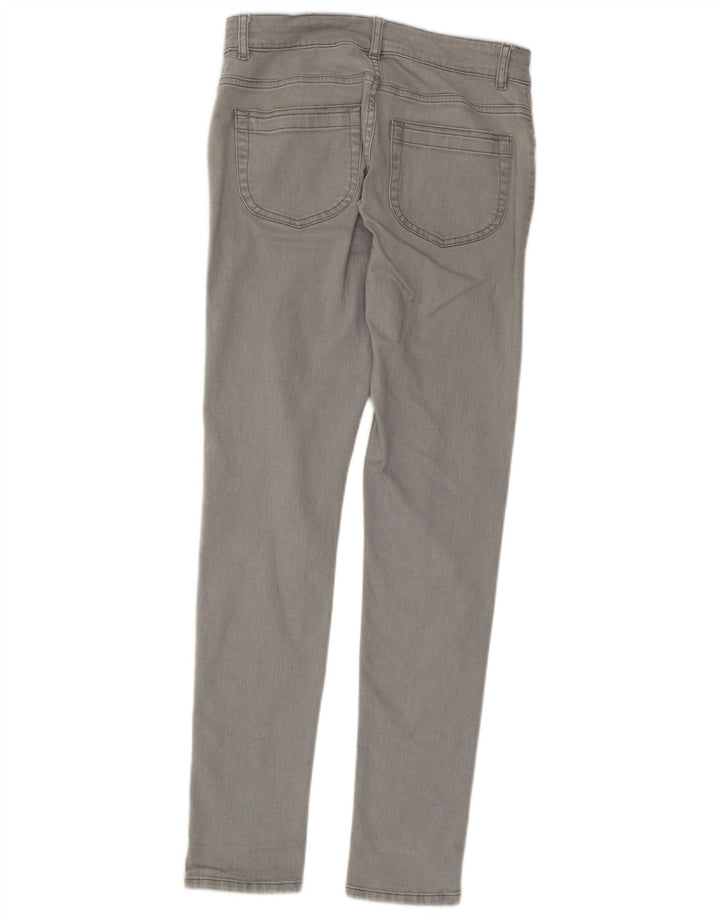JAEGER Vaqueros pitillo para mujer UK 8 Small W30 L30 Algodón gris