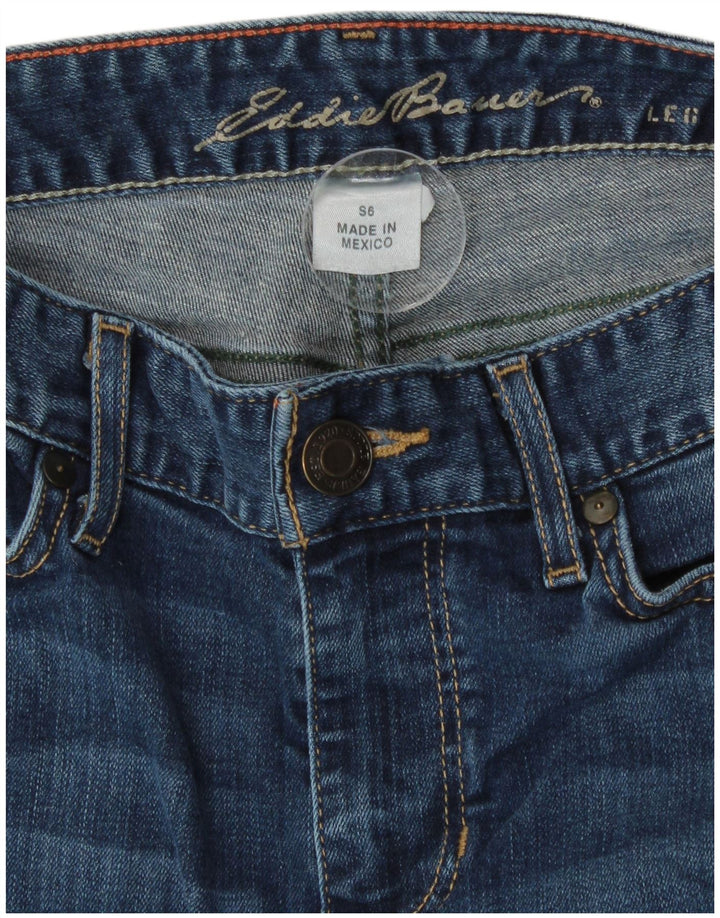 Eddie Bauer Jeans Curvy Bootcut para Mujer US 6 Medium W28 L30 Algodón Azul